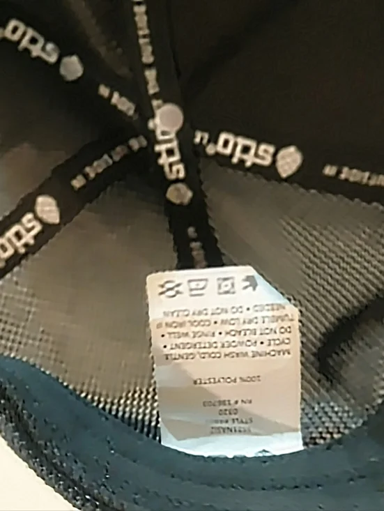 Y2k 90s Stio Black Cap with Green Stripe and White Mountain Design - Picture 3 of 3